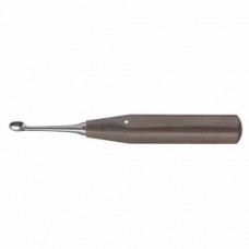 FiberGrip™ Volkmann Bone Curette Oval - Fig. 0 Stainless Steel, 18.5 cm - 7 1/4"